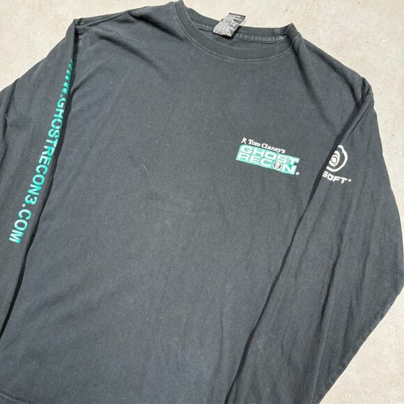 Ubisoft Tom Clancys Ghost Recon Long Sleeve Video Game Shirt Black Large - Picture 2 of 5